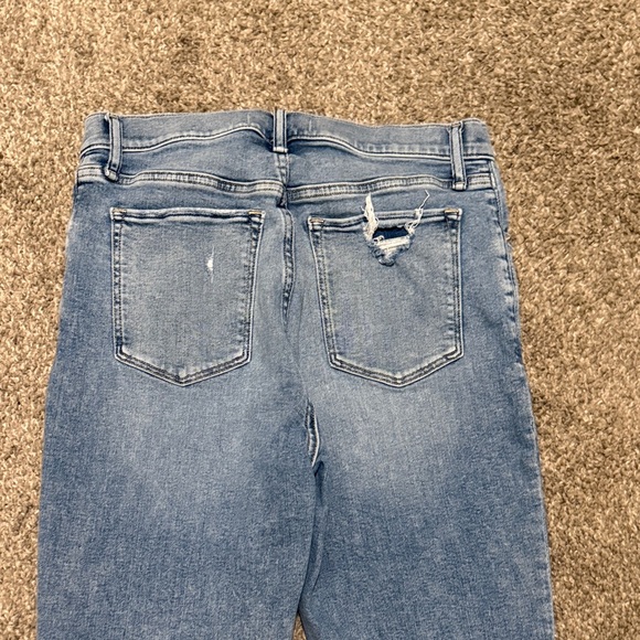 Abercrombie & Fitch Light Blue Ankle Jeans - Picture 6 of 7